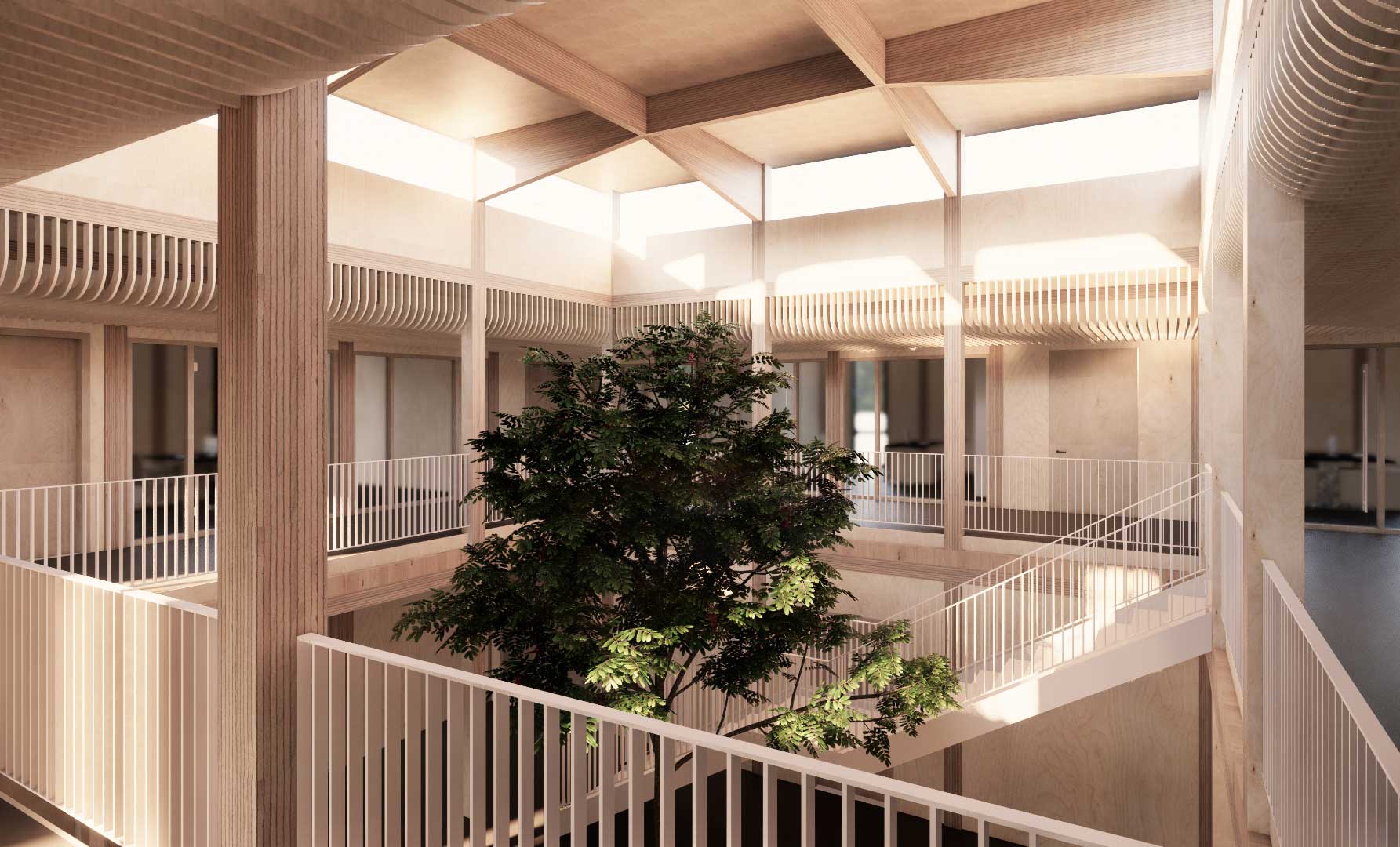 Bürogebäude Transnet-BW-Goldshöfe_PLANUNGXGRUPPE_Architekten_Generalplaner Lichtkern